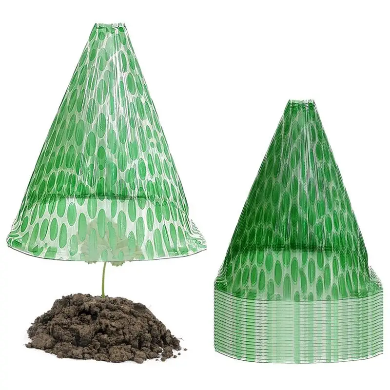 

Bell Cloche Garden 20pcs Humidity Dome Plant Cloche Windproof Sunburn-Proof Frost-Proof Promotes Photosynthesis And Succulent