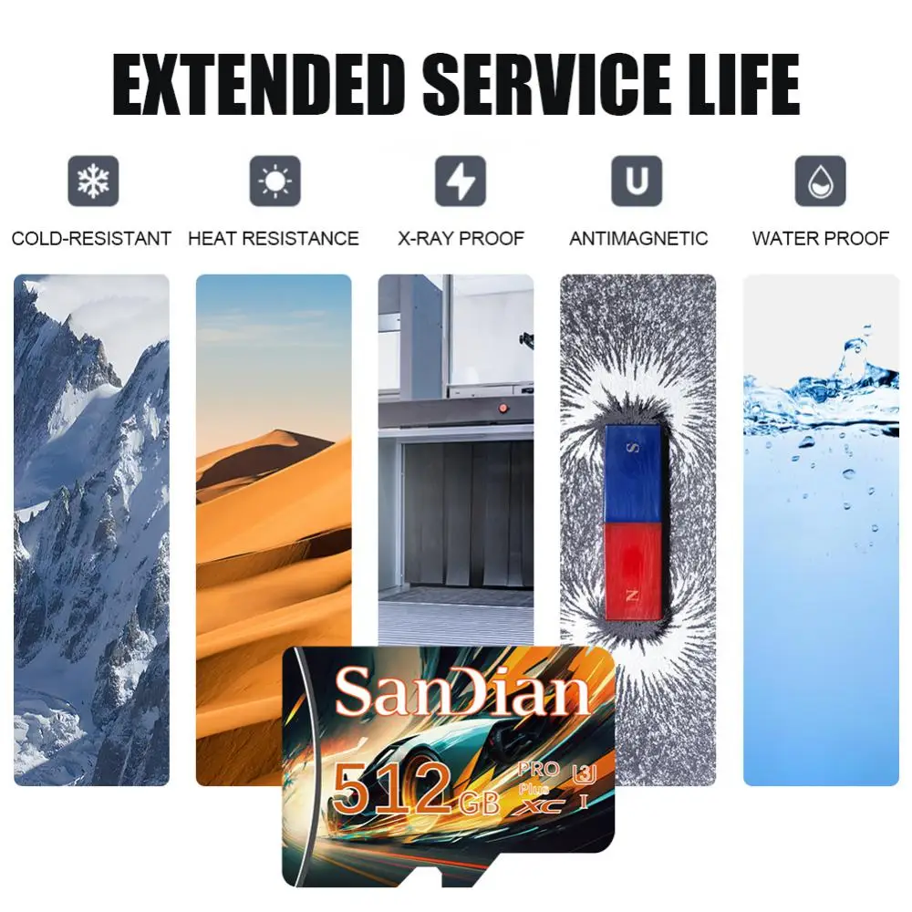 Микросхема Micro TF SD карта класс 10 128 ГБ 256 512