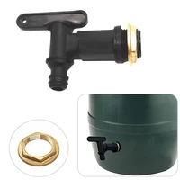 1pcs plastic tank tap adapter home garden hose connector barrel joint exhaust faucet switch fittings replacement valve part tool