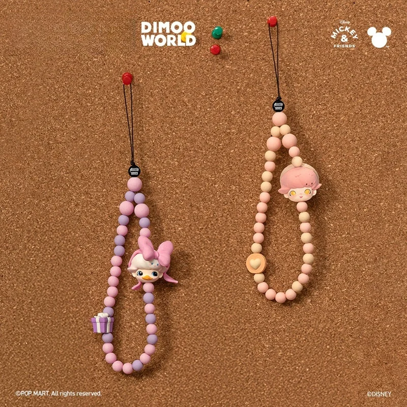 Фото В наличии Новый Dimoo World Phone Charm Series Слепая коробка Dimoo ТВ-шоу Аниме Фигурка Mystery Box Мультфильм Модные игрушки-подвески №3
