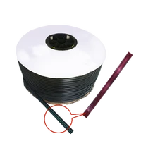 irrigation drip tape with labyrinth or flat emitter