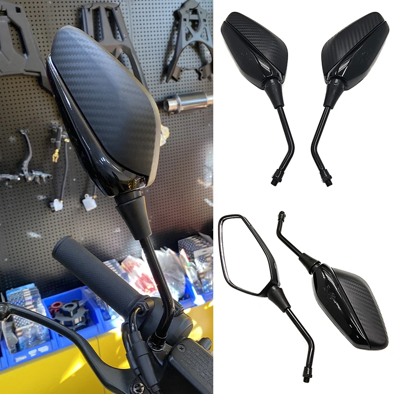 Универсальное зеркало заднего вида 10 мм для мотоцикла скутера электровелосипеда