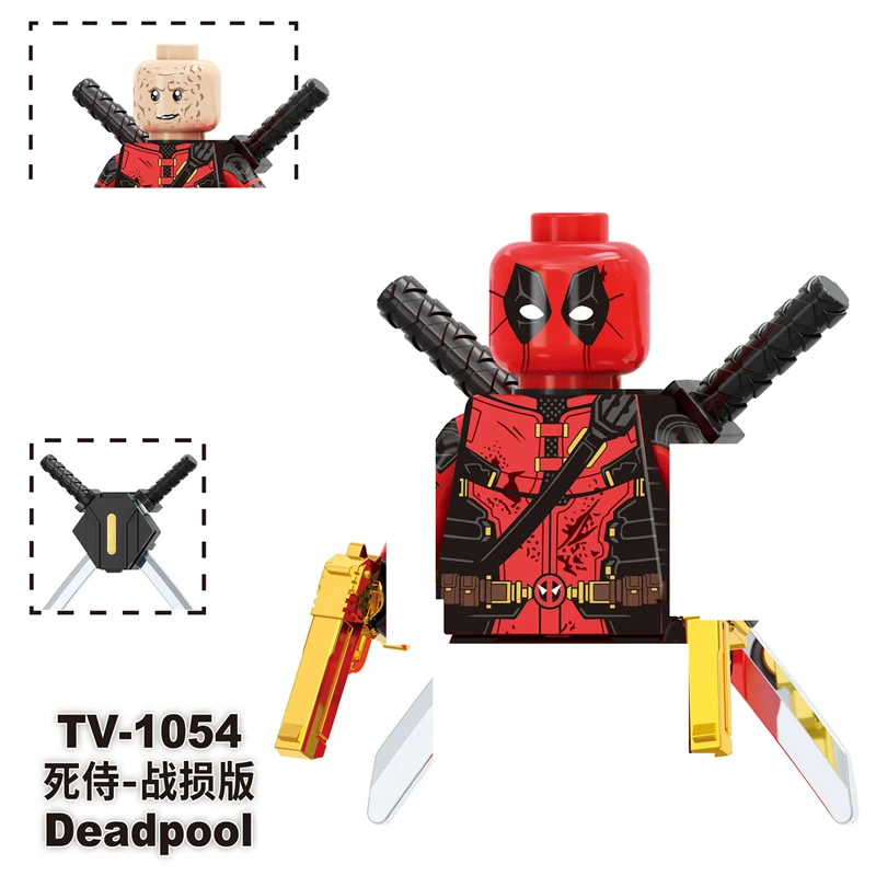 Мини-конструктор Marvel серия человек-Супергерой сборные блоки игрушки для