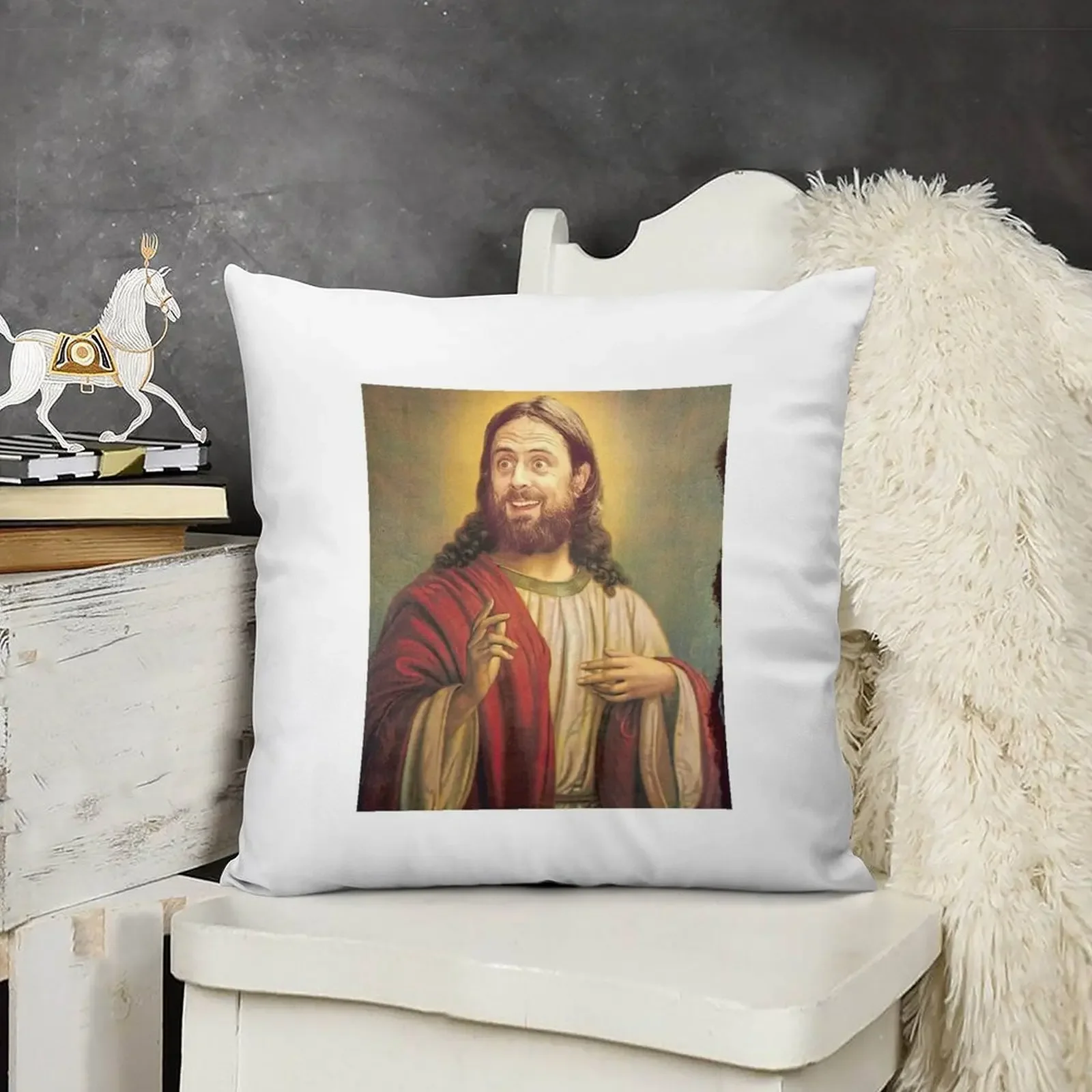 CJ McMahon Иисус декоративная подушка чехлы для дивана гостиной рождественские