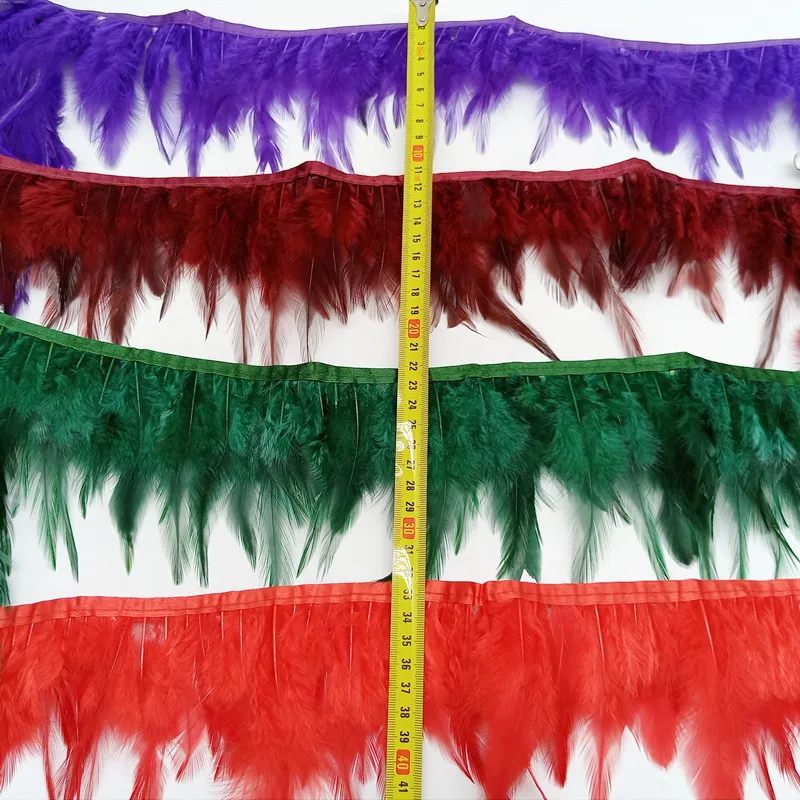 1 м седло перья фазана отделка искусственные бордовые петушиные шлейфы поделки