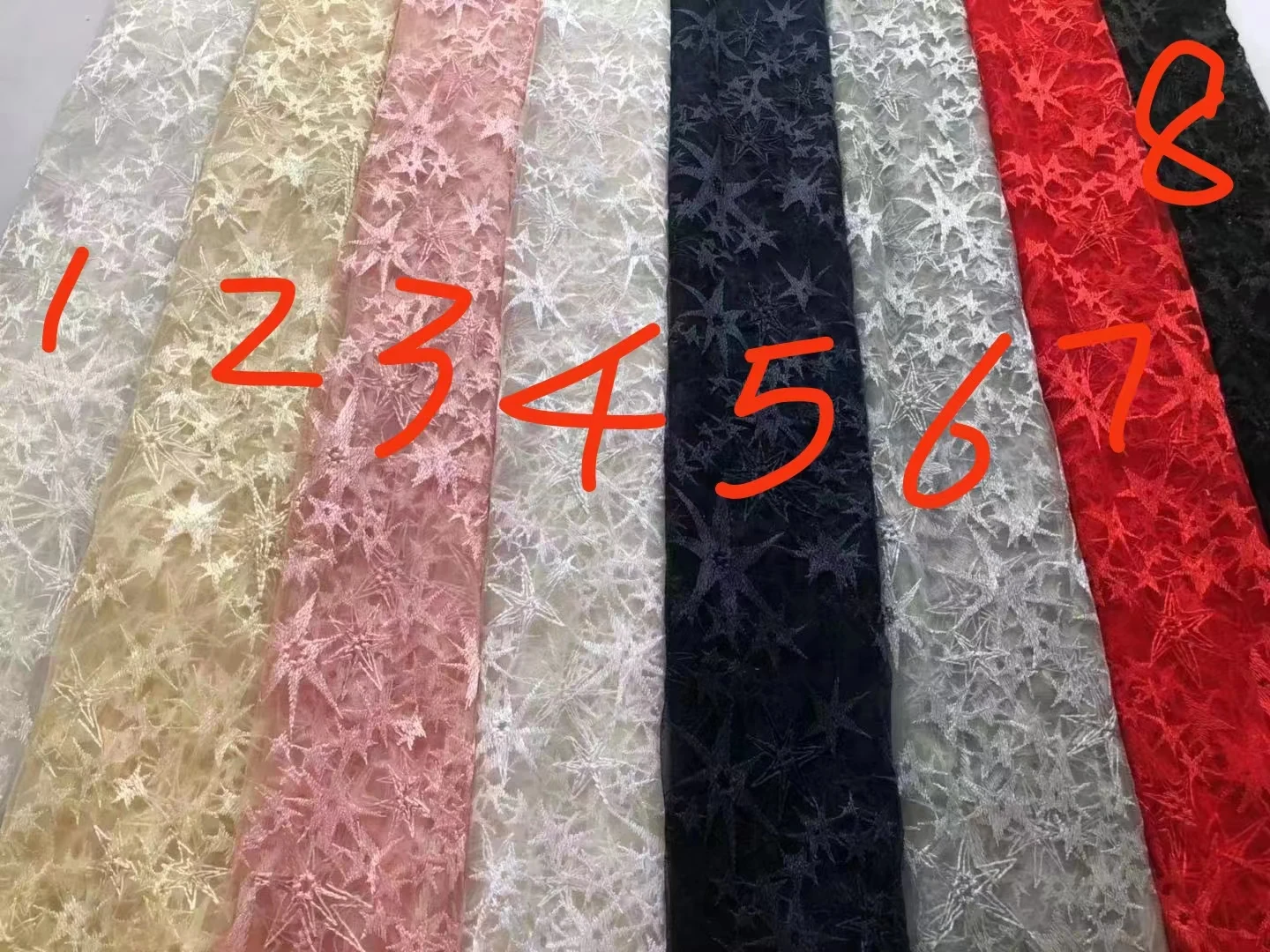 Новейшее популярное модное Африканское черное Сетчатое кружево с блестками 514-5