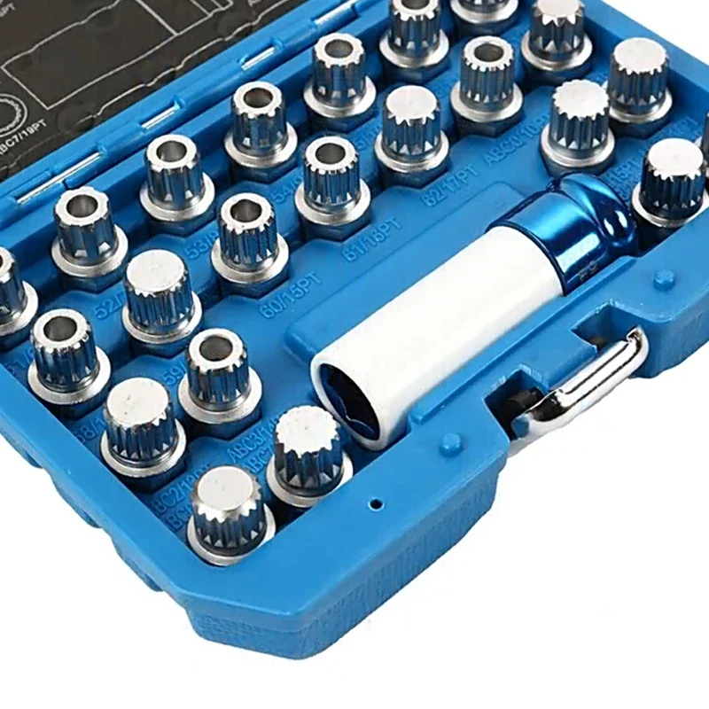 Для 23 шт. колёсный замок Lugnut Противоугонный винт втулка эргономичная розетка для