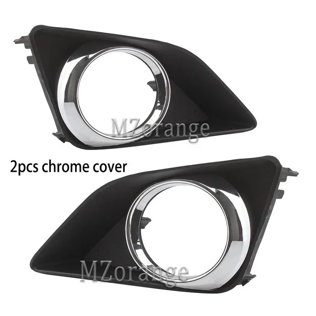 

Светодиодные противотуманные фары в сборе для Toyota Corolla E150 2007-2016, комплект противотуманных фар, проводка, кнопка освещения, рама, хромированные крышки, фары