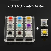 outemu switches tester for mechanical keyboard gaming switch blue linear clicky slient silver white smd axis customize gaming