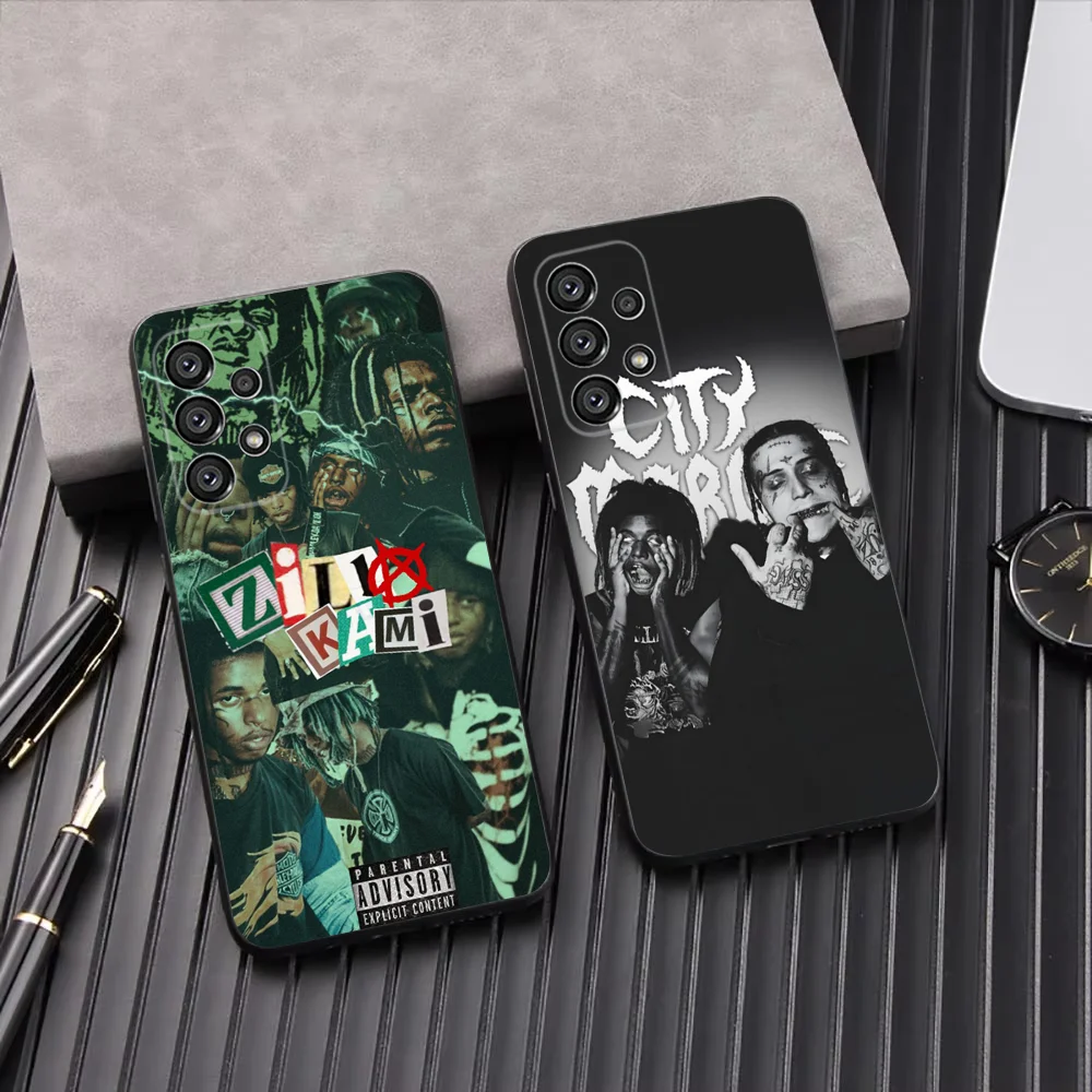 City M-Morgue Phone Case For Samsung Galaxy A13 A21s A22 A31 A32 A52 A53 A71 A80 A91 Soft Black Shell
