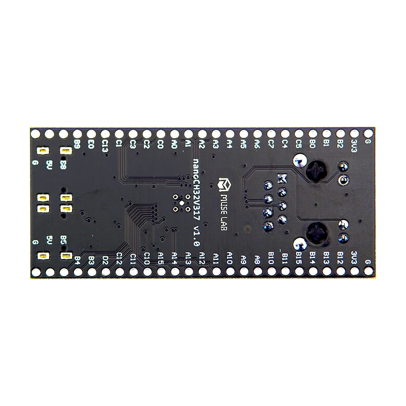 Фото Плата разработки FireChip nanoCH32V317 WCH RISC-V с двумя интерфейсами TYPE-C, высокоскоростной USB 2.0, открытый исходный код №3