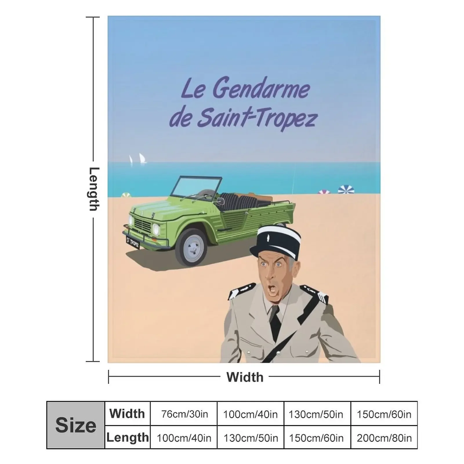 Одеяло The gendarme of Saint-Tropez брендовые украшения движущиеся тяжелые одеяла для сна
