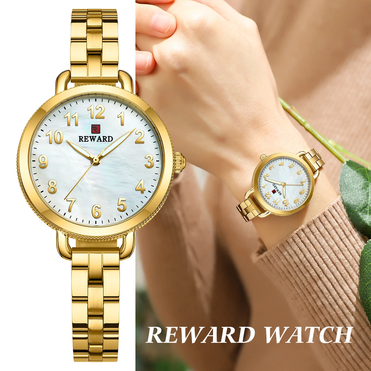 Часы наручные женские кварцевые брендовые Роскошные водонепроницаемые из