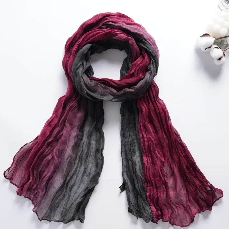 Женский лоскутный шарф