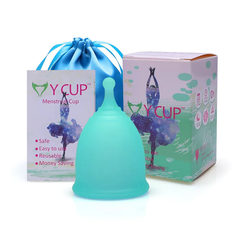 

Silicone Menstrual Cup Women's Period Can Replace Sanitary Napkin Feminine Hygiene Y-shaped CUP