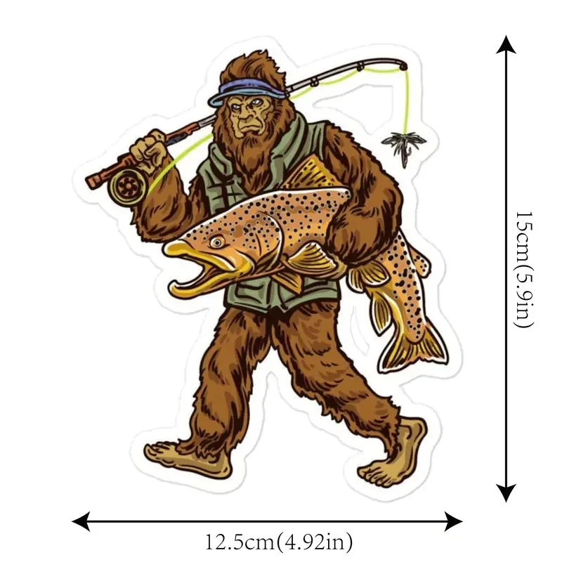 

Коричневая Форель, Автомобильная Наклейка, Рыболовная Приманка, Уличный Пейзаж, Кемпинг, Водонепроницаемая Виниловая Наклейка