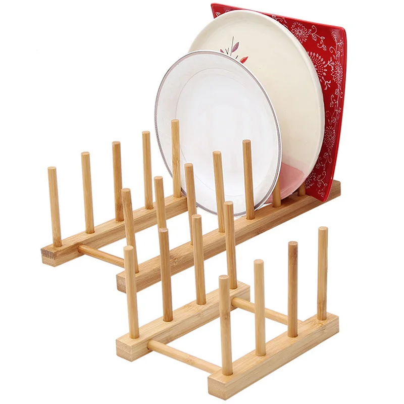 

Multi Purpose Dish Bamboo Holder Kitchen Organizer Drain Rack Shelf Bathroom Home Appliance Storage Utensils Gadgets Accessories