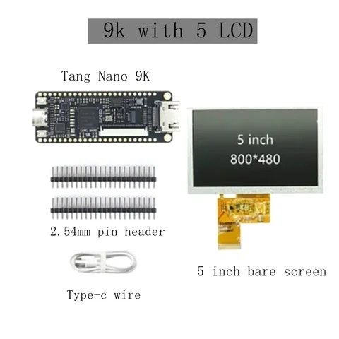 Новый Tang Nano 9K FPGA макетная плата GOWIN GW1NR-9 HDMI kit