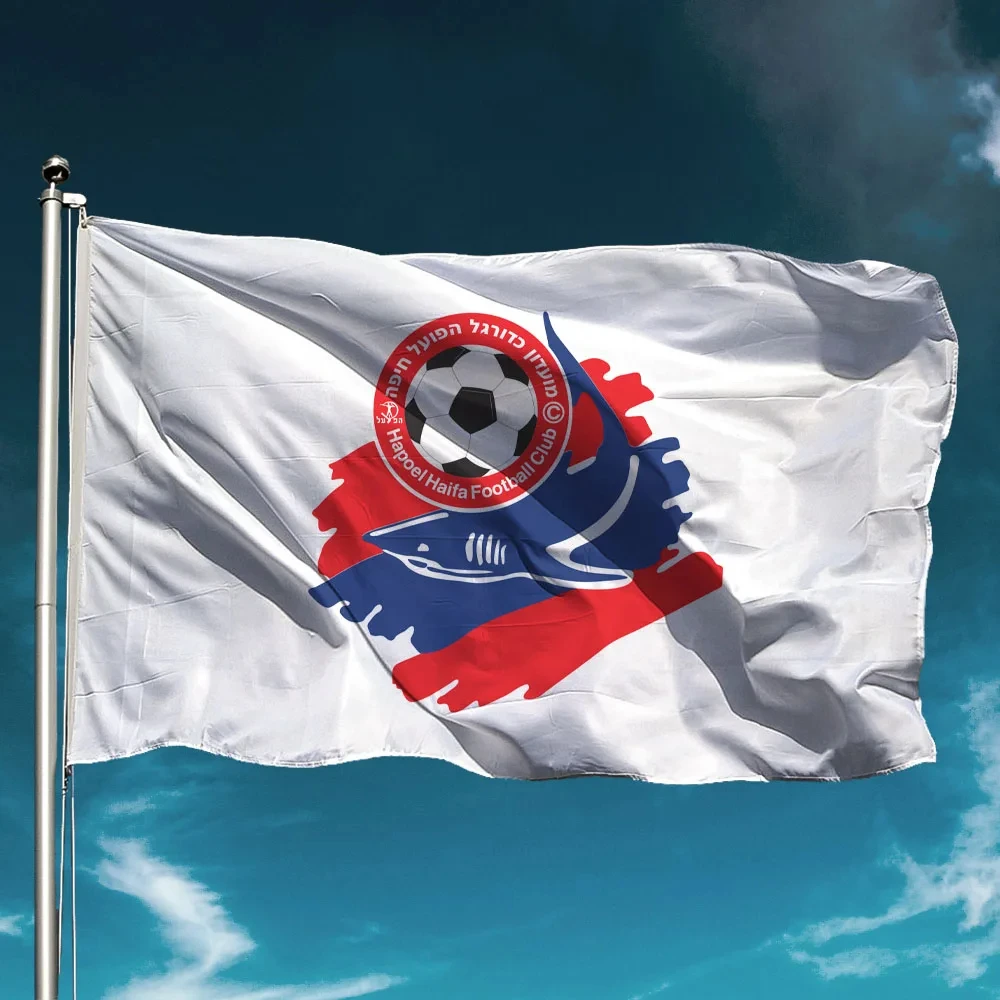 Hapoel Haifa F.C. Водонепроницаемый флаг команда футбольного клуба Израиля баннер