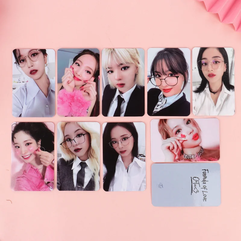 

KPOP TWICE Album Formula of Love Withdrama Lucky Draw Photo Card High Quality LOMO Collection Card Polaroid Photo Card Gifts