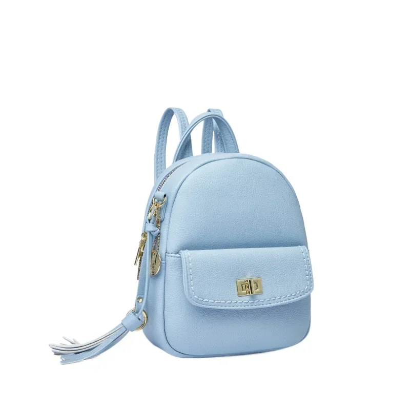 Кожаный рюкзак с кисточками большой емкости для девочек женская дорожная сумка