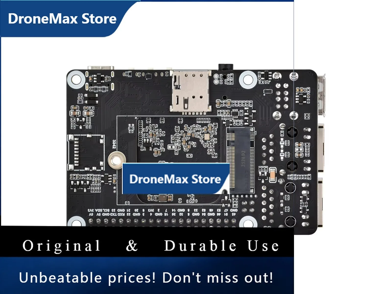 Фото DroMaLuckfox Lyra Pi Linux SBC с трехъядерным процессором A7+M0, двумя LAN-портами, MIPI DSI, USB OTG, Rockchip Matrix IO (98 функций) №2