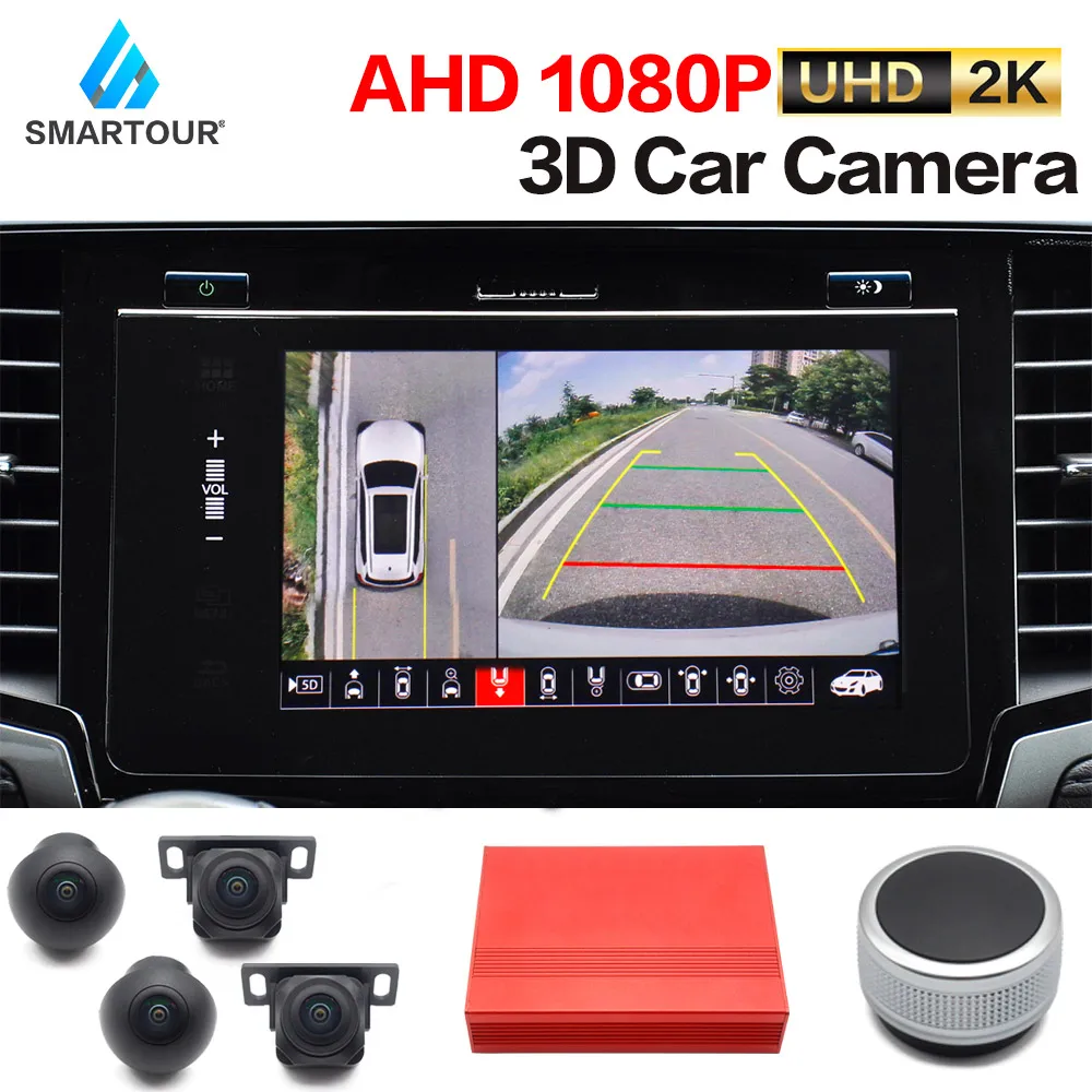 

Smartour 3D 360 Degree PRO AHD 1080P Camera Surround View System 4CH DVR Driving Record With Bird View System For SUV
