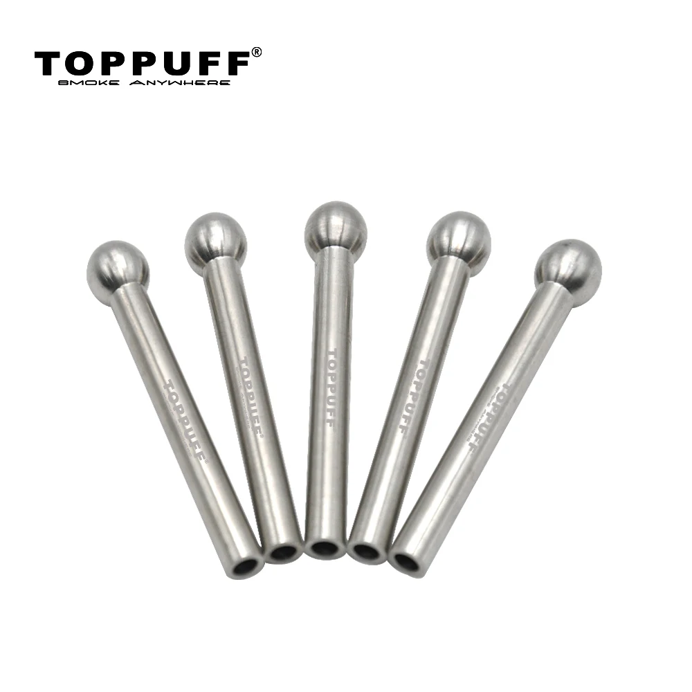 

5 pcs Design Stainless Steel Nasal Snuff Sniffer Straw Snorter Snuffer tube