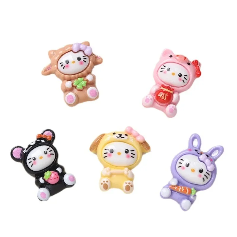 5 шт. аксессуары из смолы с героями мультфильмов сделай сам ювелирные изделия