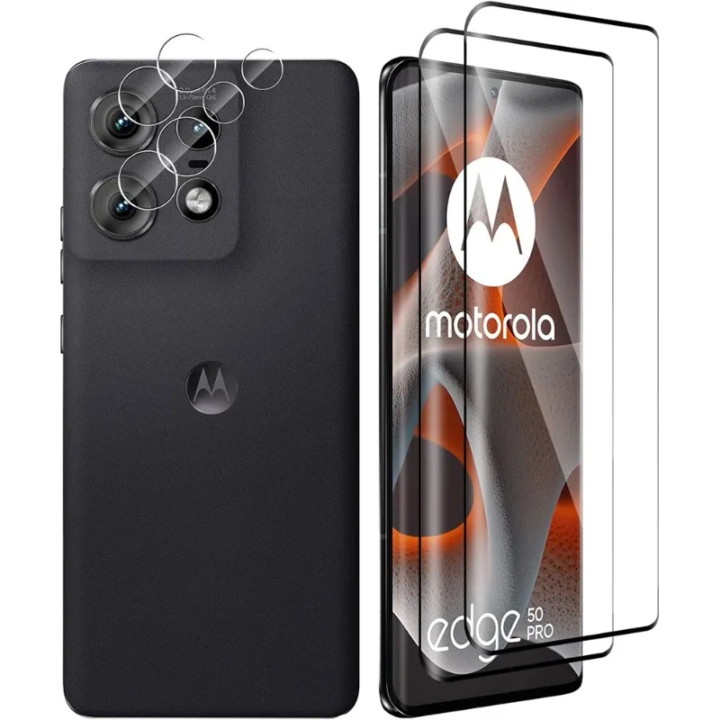 Защитное 3D стекло для Motorola Edge 50 Pro закаленное защиты экрана объектива камеры