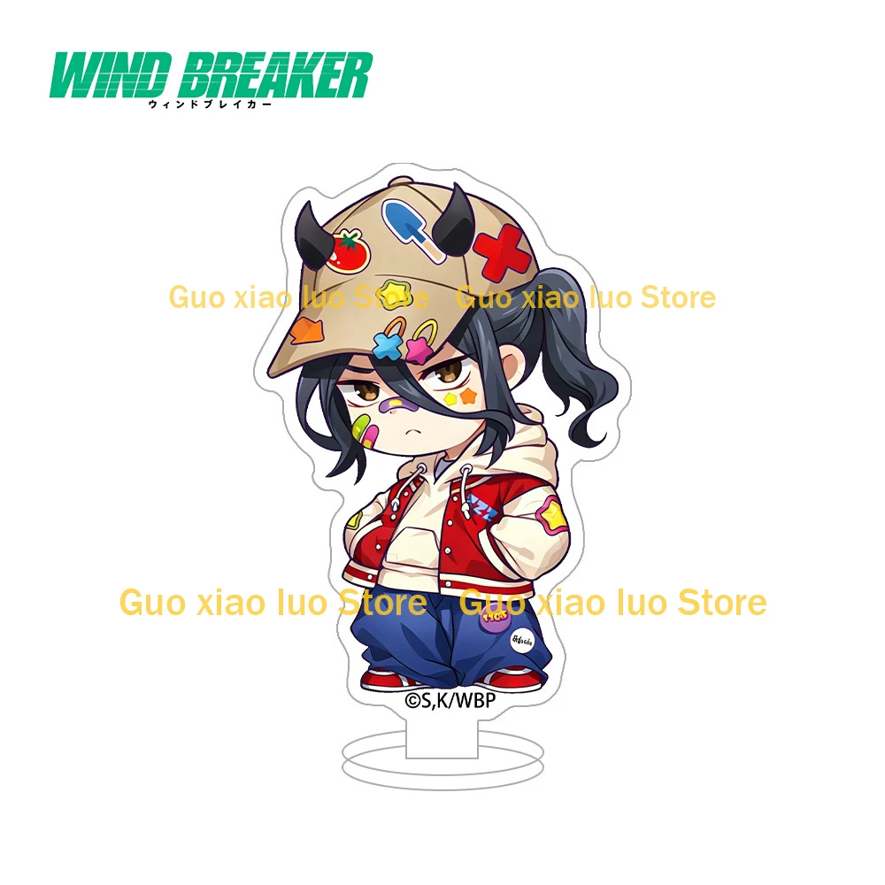 Фото Брелок-подставка из акрила WIND BREAKER с персонажами чиби: Сакура, Харука, Суо, Хаято, Кирю, Мицуки, Нирей, Акихико, Девил Декорейшн Худи №4