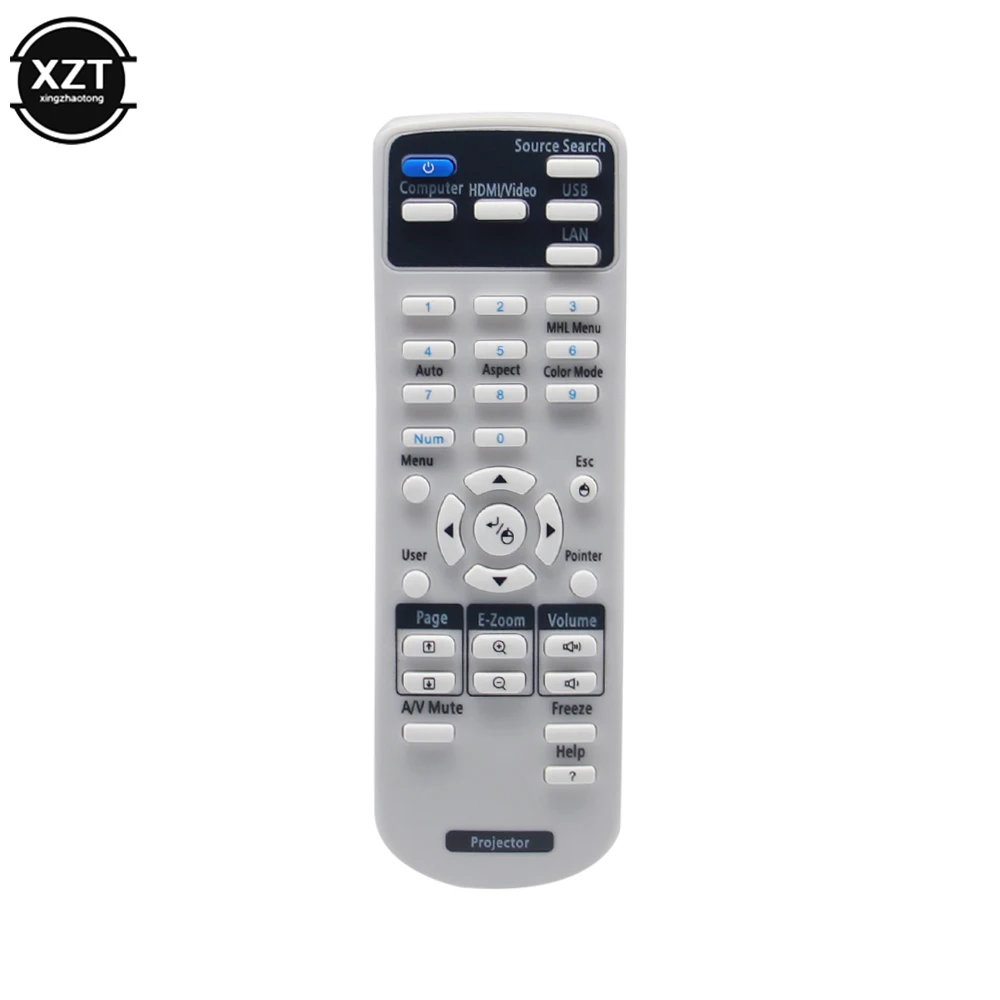 

Remote Control for Epson Projector, Remote Controller Compatible for Epson 1599176 EX3220 EX5220 EX5230 EX6220 EX7220