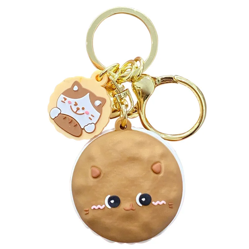 Новинка 2022 мультяшный милый клейкий рисовый кролик модный брелок крутая парная