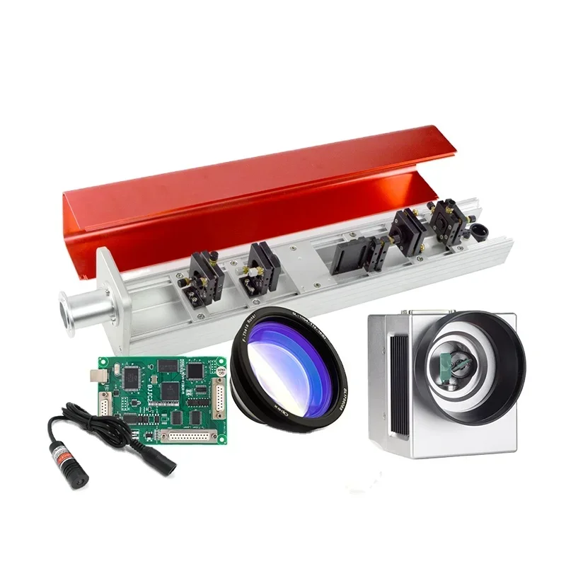Фото YAG Path Galvo Head Set Scan Lens Mirror 2 шт. красный свет + JCZ USB-карта управления для маркировочной машины YAG №1