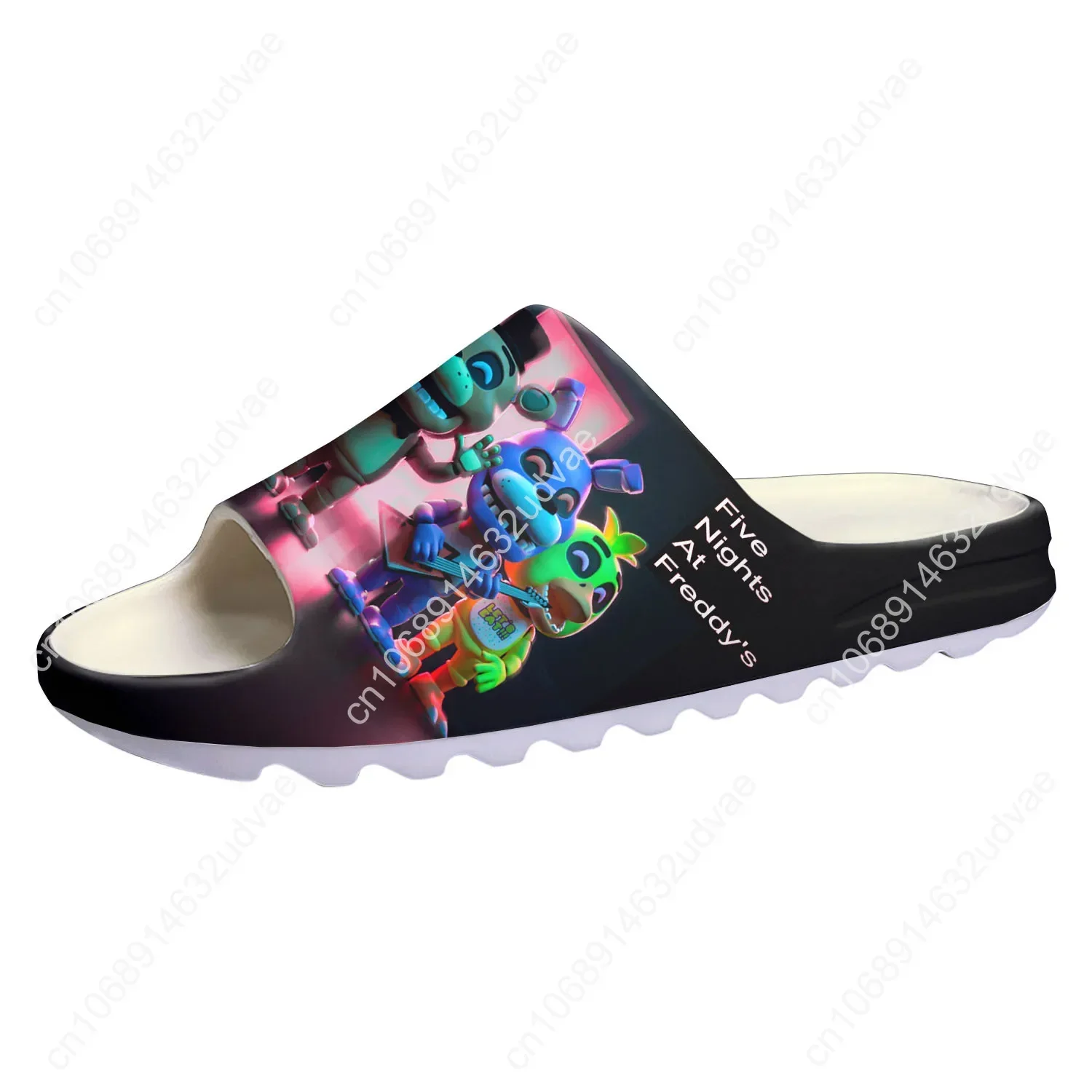 Fnaf F-Freddy аниме в игре N-Nights мультфильм F-Five мягкая подошва слиперы домашние Сабо