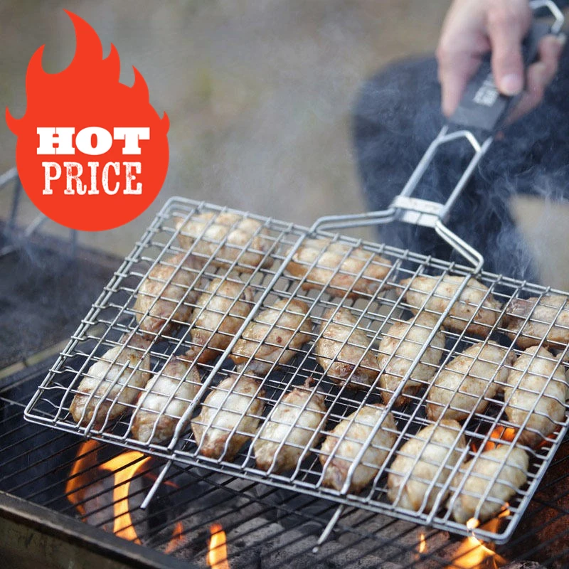 

New Square Barbecue Barbecue Barbecue Net Home Barbecue Net Bacon Barbecue Tools Iron Barbecue Accessories Non-stick Pan.