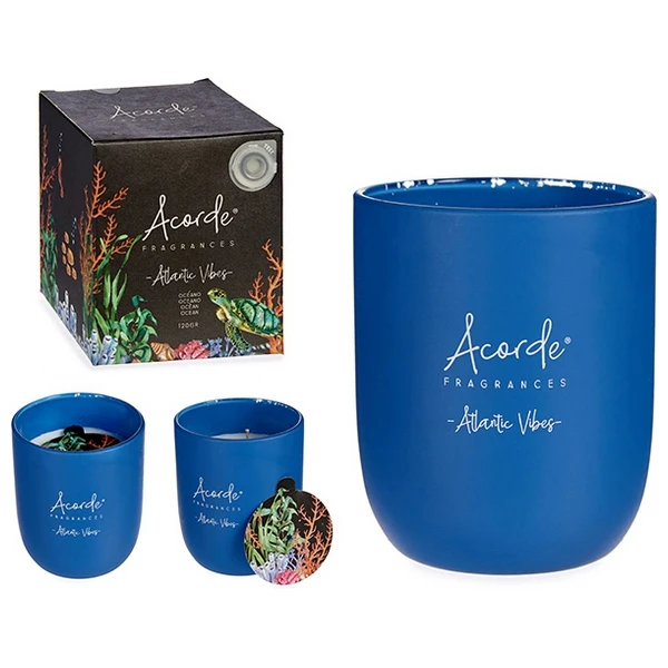 Свеча Atlantic Vibes Glass Blue (7x8x7 см)|Наборы свечей| - Цена: 465,69 руб.