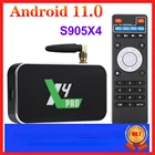 Приставка Смарт-ТВ Ugoos X4 Pro, Android 11, Amlogic S905X4 DDR4, 4 + 32 ГБ