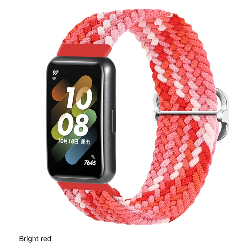 Фото Ремешок для 2022 Huawei, регулируемый, плетеный, для huawei watch 7 №5