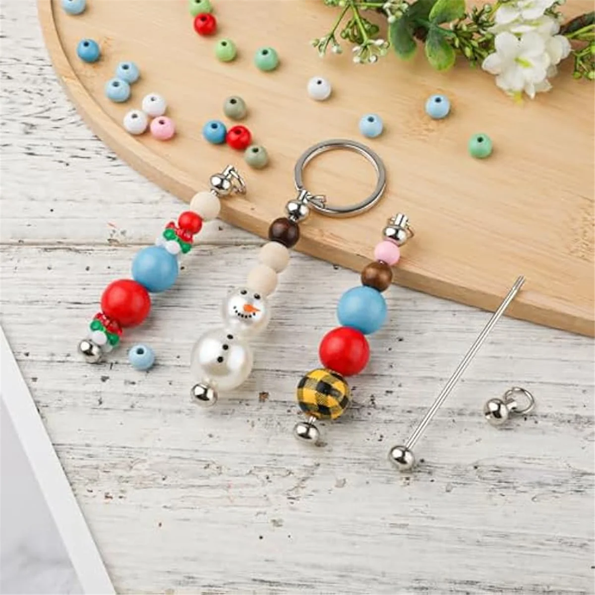 50 шт. пустые брелки из бисера металлический брелок сделай сам для бара подвески