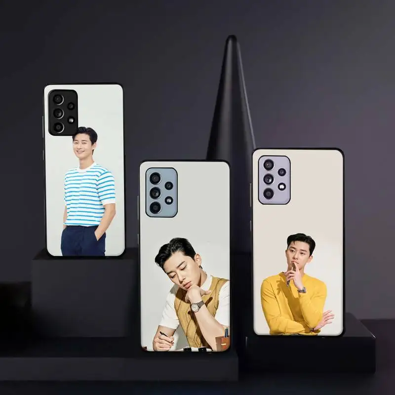 

Park Seo Joon korean actor Phone Case For Samsung galaxy A S note 10 12 20 32 40 50 51 52 70 71 72 21 fe s ultra plus