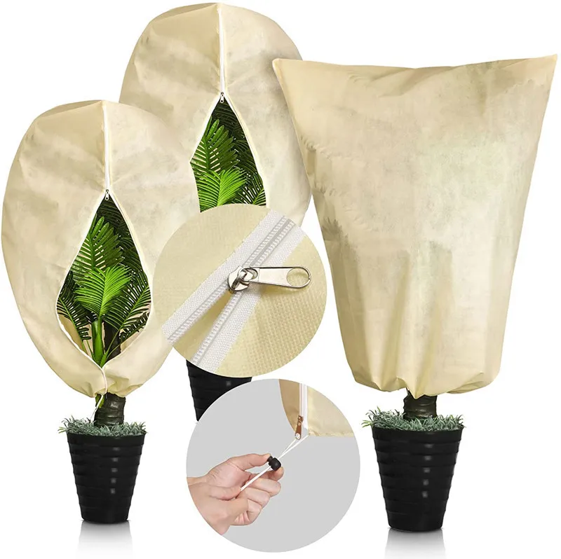 

Plant Cover Winter Warm Cover Tree Shrub Plant Protecting Bag Frost Protection For Yard Garden Plants Small Tree Against Cold