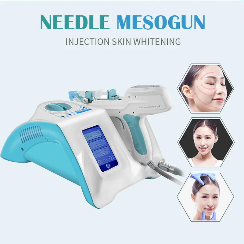 

Multi Needles 9 Pins 5 Pins Injector Water Mesotherapy Gun With Injector Beauty Machine For Skin Sagging Wrinkle Removal
