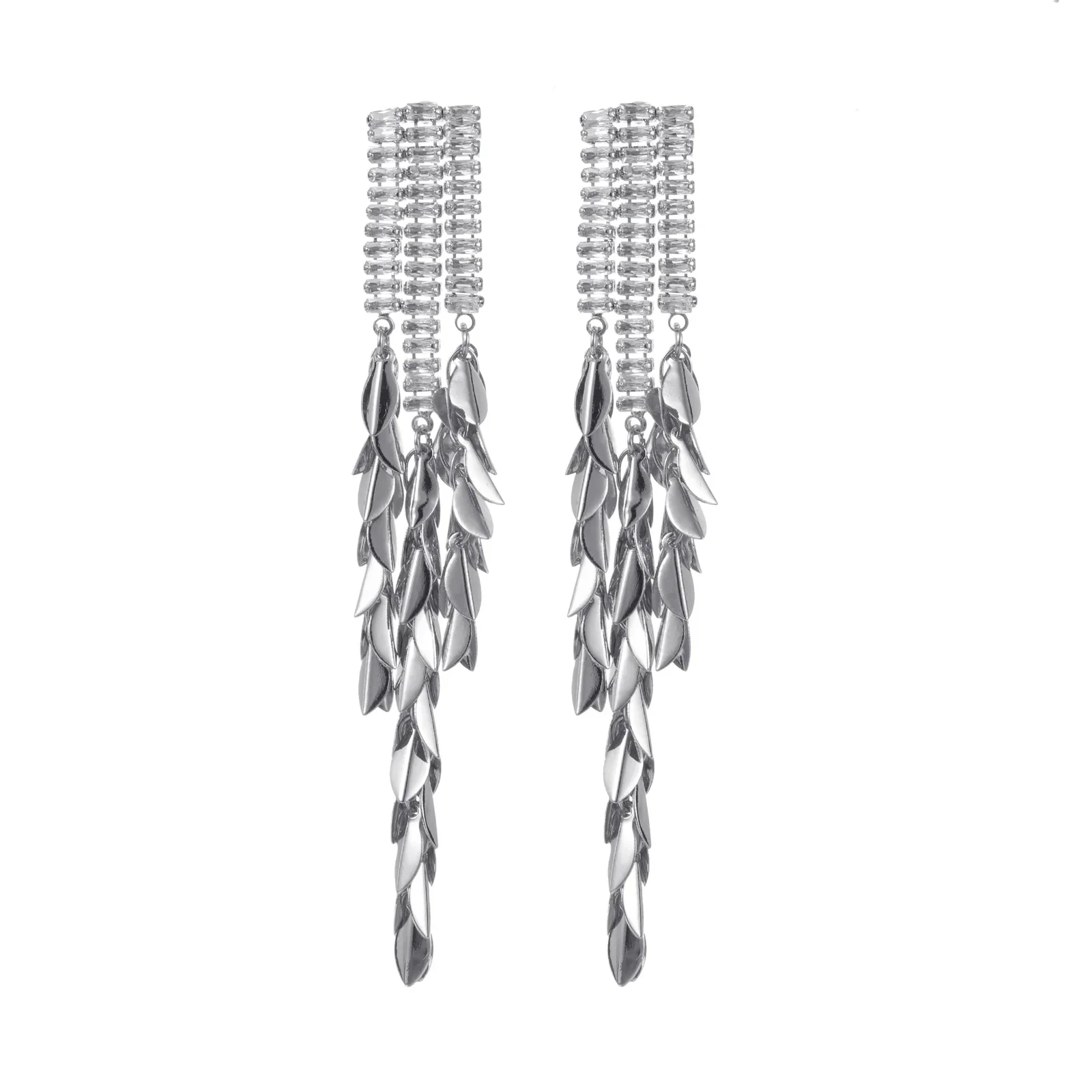 

2023 Fashion Jewelry Copper Zircon Earrings for Women Charm Women Stud Earrings Pendientes Mujer