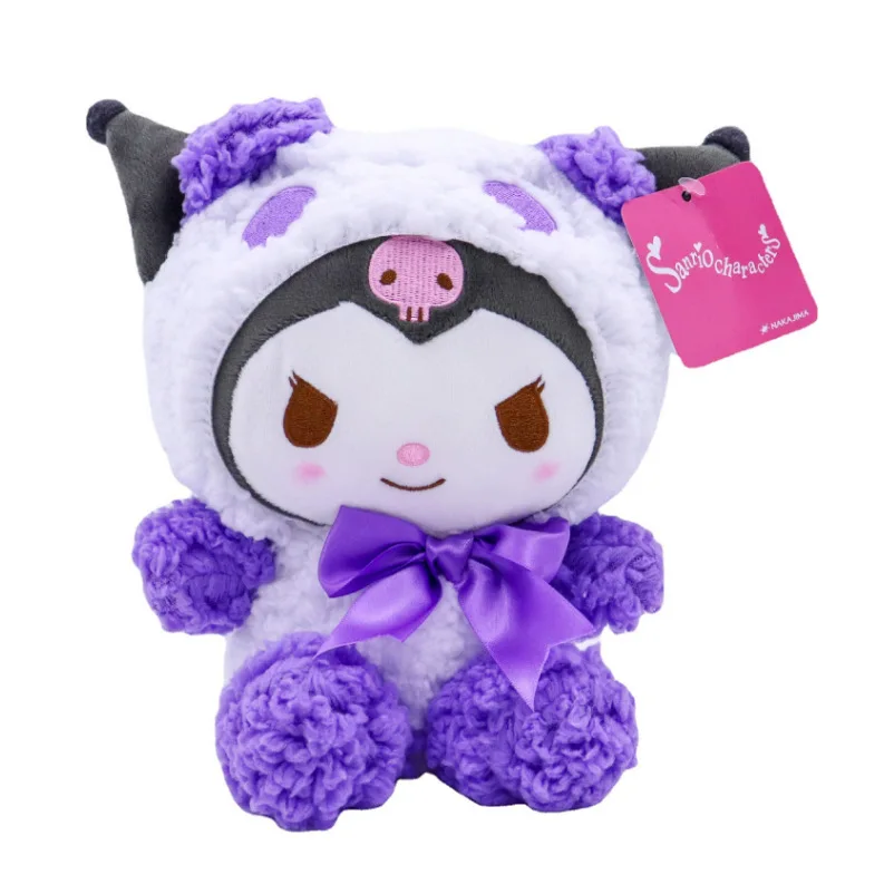 

25cm Cartoon Stuffed Animals Kuromi My Melody Cinnamoroll Plush Toy Anime Kawaii Cute Soft Plushie Appease Girls Doll Toys Gifts