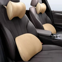 headrest pillow wear resistant high elasticity neck back support ergonomic design car seat back cushion pillow for automobile