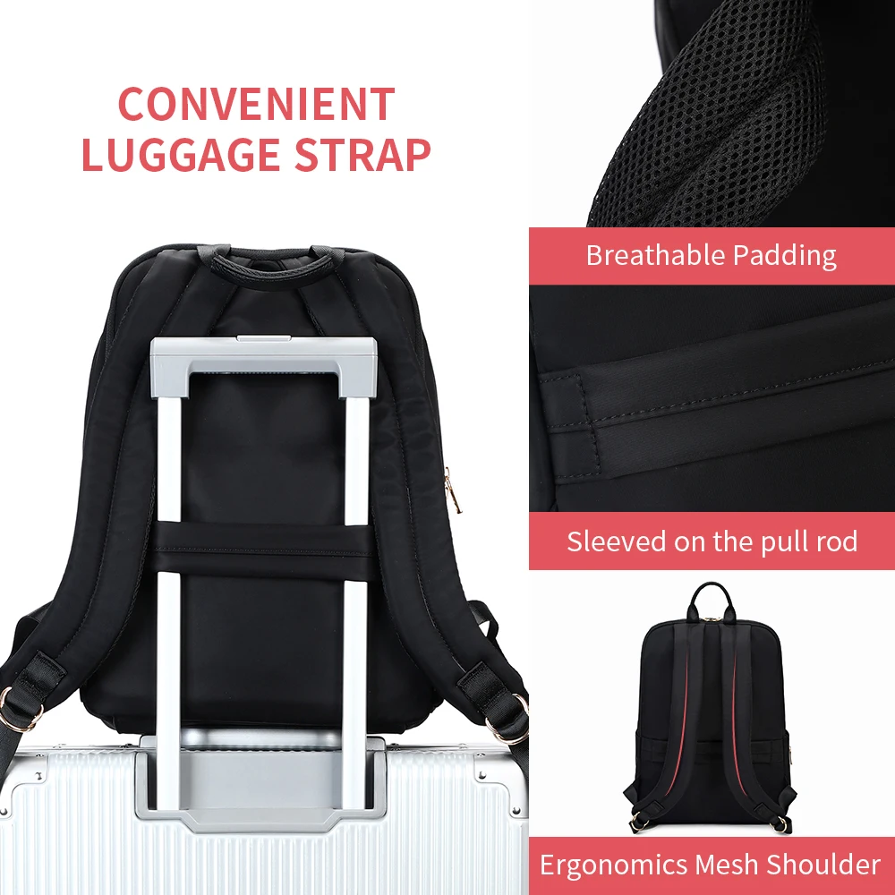 Winner Durable 13.3 14 15.6 Inch Waterproof Laptop Backpack Men and Women Daily Business Office School Backpacks Computer Bag