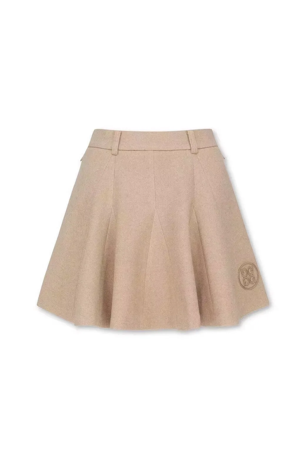 

Women's fashion golf skirt in autumn and winter thickened nylon pleated short skirt including underpants