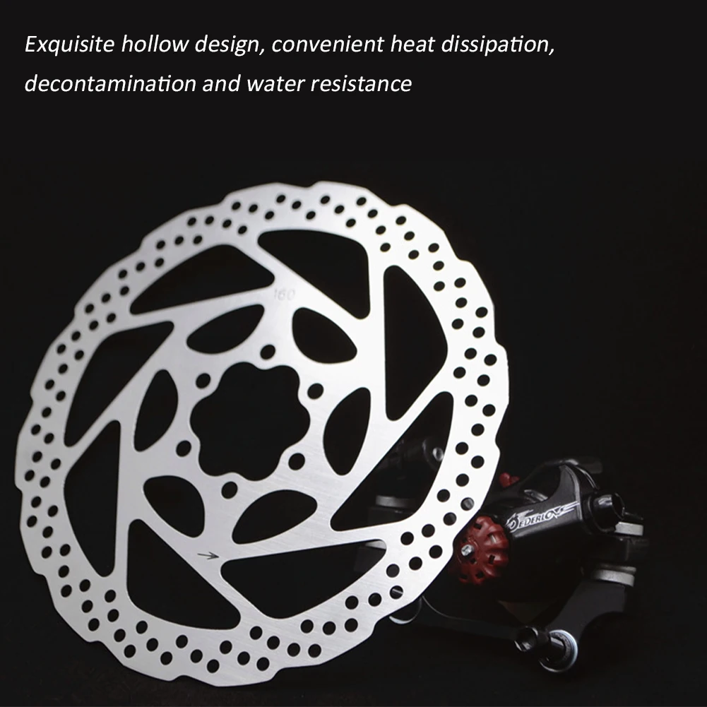 

Bicycle Disc Brake Rotor Centerline 140mm/160mm/180mm Stainless Steel Hydraulic Brake Disc Rotors for mountain MTB Road bike