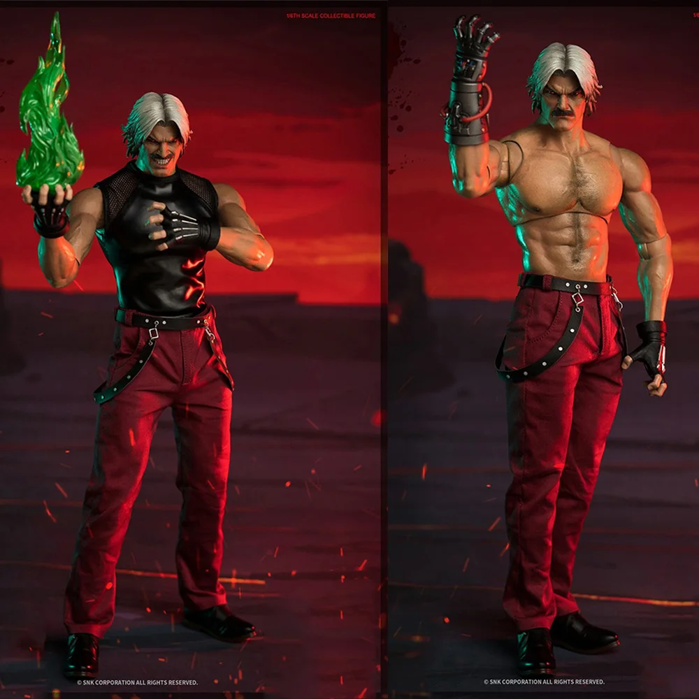 

Collection 1/6 Scale Rugal Fighting Arcade Game King Of Fighting 12'' Action Doll With Boxing Gloves Worldbox Kf101 Kf102